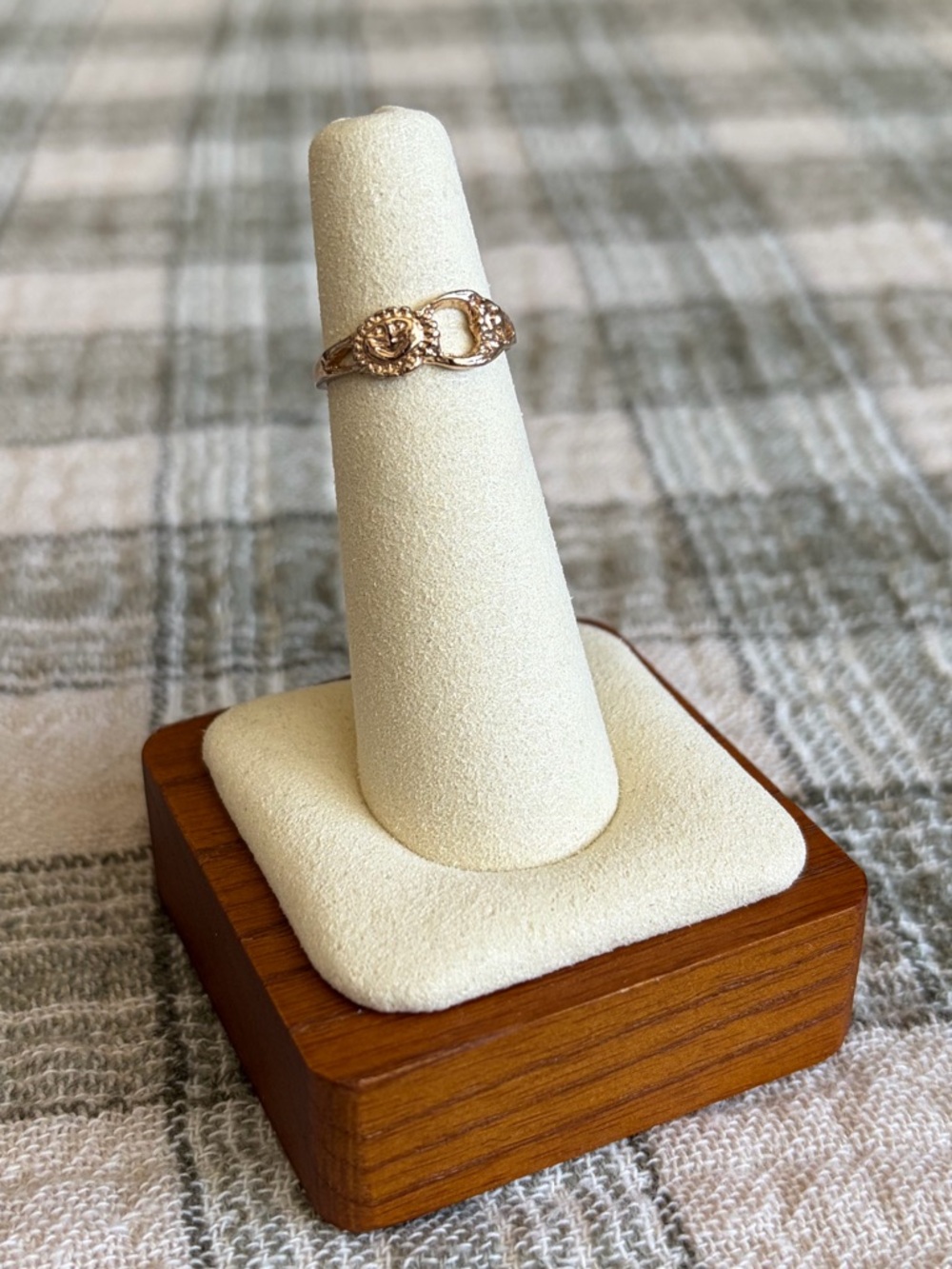 Celestial Sun & Moon Gold Tone Ring